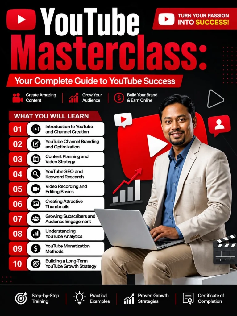 New CourseYouTube Masterclass: Your Complete Guide to YouTube Success